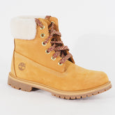 Womens Timberland 6 Inch Premium A21V7 Wheat Leather Lace Casual Walking Boots